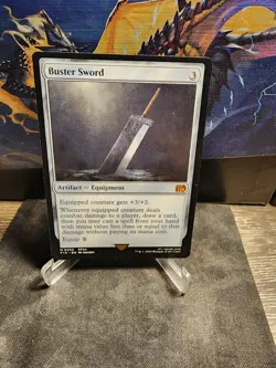 MTG Buster Sword Final Fantasy FFVII FIN Regular Mythic NM - Image 1
