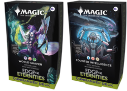MtG Edge of Eternities Commander Deck World Sharper or Counter Intelligence - Image 1