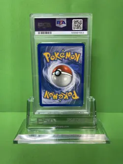 2003 POKEMON SKYRIDGE 91 RHYHORN-REVERSE FOIL PSA 8 - Image 2