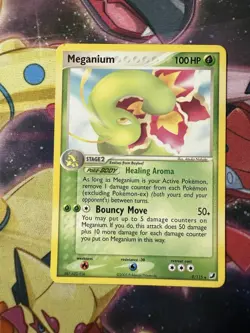 Meganium (9/115) EX Unseen Forces - Exclusive - Non Holo - Pokemon TCG 2005 - MP - Image 1