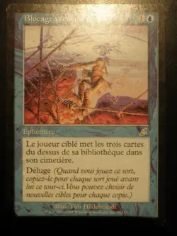mtg magic brain freeze scourge FRENCH vf fr blocage cerebral fleau - Image 1