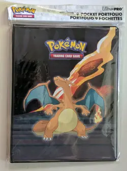 Charizard 9 Pocket Portfolio Binder Holds 252 cards Pokemon Scorching Summit - Image 1