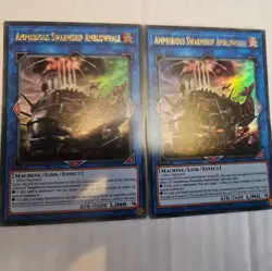 Yugioh TCG Amphibious Swarmship Amblowhale DANE-ENSP1 Ultra Rare Limited Edition - Image 2