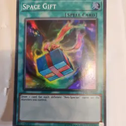 Space Gift OP08-EN010 Super Rare Yugioh TCG yu gi oh - Image 1