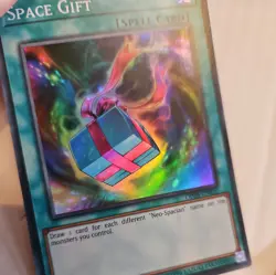 Space Gift OP08-EN010 Super Rare Yugioh TCG yu gi oh - Image 2