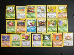 JUNGLE 1st Edition 20 Card Set - Uncommon & Common - Pokemon TCG - Image 1
