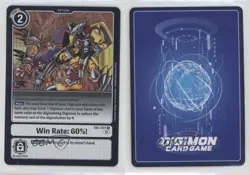 2021 Digimon Card Game - Classic Collection Rare Win Rate: 60%! #EX1-071 02l5 - Image 3