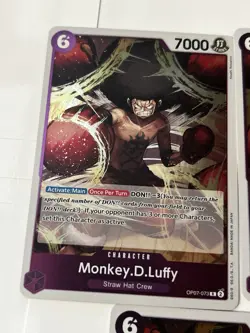 5 One Piece Card Monkey D. Luffy OP07-073 R 500 Years in the Future - Image 4