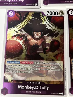 5 One Piece Card Monkey D. Luffy OP07-073 R 500 Years in the Future - Image 5