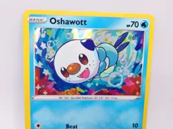 Oshawott Black Star Promo Holo Rare SWSH222 Sword & Shield Pokemon Card NM - Image 2