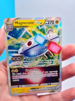 Magnezone VSTAR Holo Ultra Rare 057/196 Lost Origin Pokemon Card NM Fresh Pull - Image 5