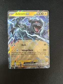 Pokemon TCG Card - Zekrom ex - 034/086 - Double Rare - Black Bolt - Image 1