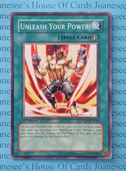 PTDN-EN056 Unleash Your Power! Yu-Gi-Oh Card 1st Edition - Image 1