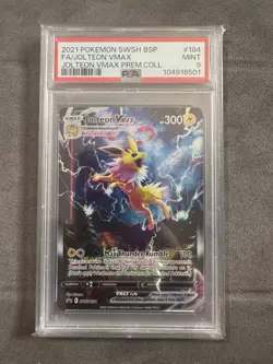 Jolteon VMAX SWSH184 Promo Premium Collection 2021 PSA 9 Graded Pokemon Card - Image 1