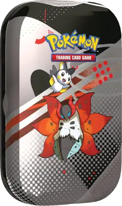 Pokemon TCG: Unova Mini Tin - Volcarona & Emolga (2 Booster Packs & 1 Card) - Image 1