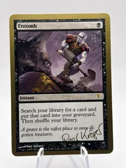 Entomb 132/350 Peer Kroger Berlin World Championship Deck MTG MP - Image 1