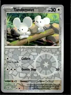 Pokemon Tandemaus 166/193 Paldea Evolved Reverse Holo Common 4 Card Lot LP - Image 1