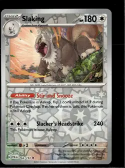 Pokemon Slaking 162/193 Paldea Evolved Reverse Holo Rare 4 Card Lot LP - Image 1