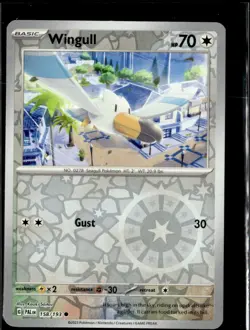 Pokemon Wingull 158/193 Paldea Evolved Reverse Holo Common 4 Card Lot LP - Image 1