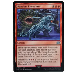 x4 Random Encounter FIN MTG M/NM Playset 4x Uncommon Red Sorcery Final Fantasy - Image 1