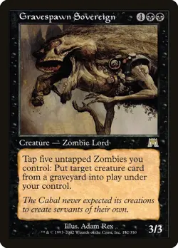 MTG - Gravespawn Sovereign - Onslaught - X1 - (NM) - - Image 1