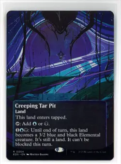 MtG EoS Creeping Tar Pit #54 Borderless Stellar Sights Poster Non-Foil - Image 1