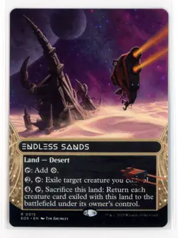 MtG EoS Endless Sands #15 Borderless Stellar Sights Non-Foil - Image 1