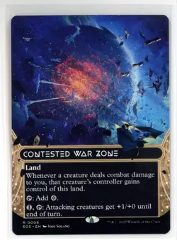 MtG EoS Contested War Zone #8 Borderless Stellar Sights Non-Foil - Image 1