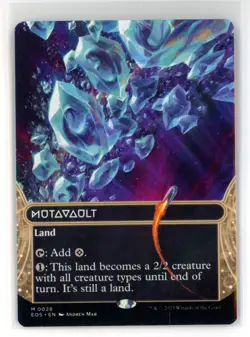 MtG EoS Mutavault #28 Borderless Stellar Sights FOIL - Image 1