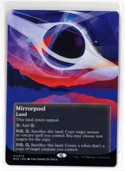 MtG EoS Mirrorpool #72 Borderless Stellar Sights Poster Non-Foil - Image 1