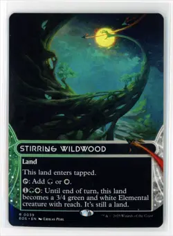 MtG EoS Stirring Wildwood #39 Borderless Stellar Sights Non-Foil - Image 1