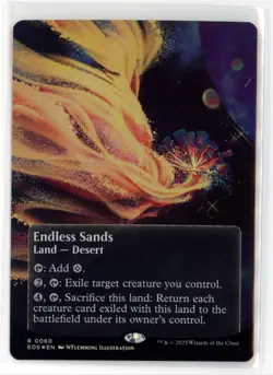 MtG EoS Endless Sands #60 Borderless Stellar Sights Poster FOIL - Image 1