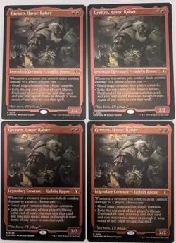 Grenzo, Havoc Raiser Etched x1 Commander Masters MTG Magic the Gathering LP/NM - Image 3