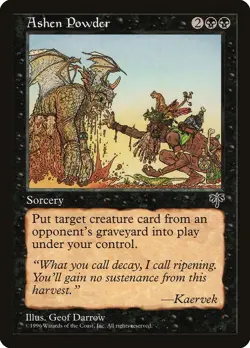 MTG - Ashen Powder - Mirage - X1 - (LP) - - Image 1