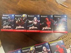 Sdcc 2025 Magic The Gathering MTG Marvel Spider-Man Welcome Deck Complete Set - Image 1
