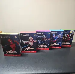 Sdcc 2025 Magic The Gathering MTG Marvel Spider-Man Welcome Deck Complete Set - Image 1