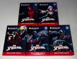 SDCC 2025 Magic The Gathering MTG Marvel Spider-Man Welcome Deck Complete Set - Image 1