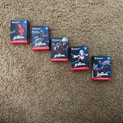 SDCC 2025 Magic The Gathering MTG Marvel Spider-Man Welcome Deck Complete Set - Image 1