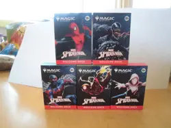 Sdcc 2025 Magic The Gathering MTG Marvel Spider-Man Welcome Deck Complete Set - Image 3
