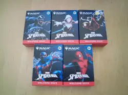 Sdcc 2025 Magic The Gathering MTG Marvel Spider-Man Welcome Deck Complete Set - Image 1