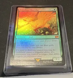 Traveling Chocobo Foil 0210 (M) MTG Final Fantasy (FIN) (EN) - Image 1