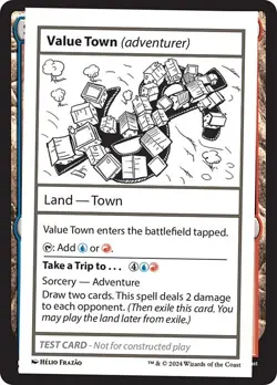 Value Town x1 1x Mystery Booster 2 Playtest Card NM MTG - Image 1