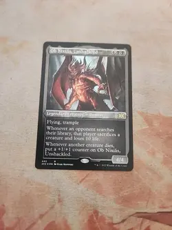 Ob Nixilis, Unshackled Foil Etched Double Masters 2022 MTG NM - Image 1