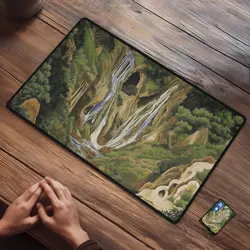 Island of The Gods, Magic The Gathering Playmat, MTG, TCG Large Mousepad, - Image 3