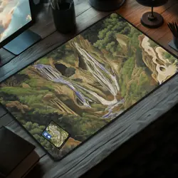 Island of The Gods, Magic The Gathering Playmat, MTG, TCG Large Mousepad, - Image 4
