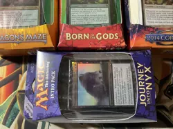 MTG INTRO PACK LOT BORN OF GODS,DRAGON MAZE,JOURNEY NYX,2014 CORE SET NEW SEALD. - Image 5
