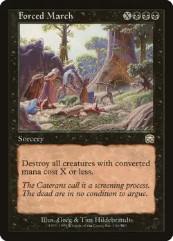 MTG - Forced March - Mercadian Masques - X1 - (LP) - - Image 1
