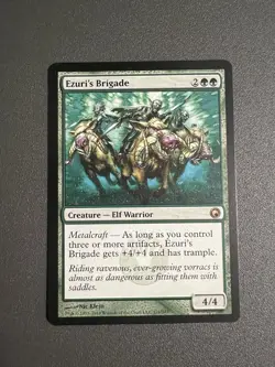 MTG - Ezuri's Brigade - Scars of Mirrodin - #121 - LP - Green - Regular - Image 1