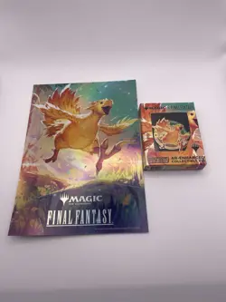 MTG Final Fantasy Chocobo Race Mini Poster & Pin Badge - Image 1