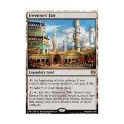 WOTC MtG Prerelease Promos Inventors' Fair (P) (Foil) EX - Image 1